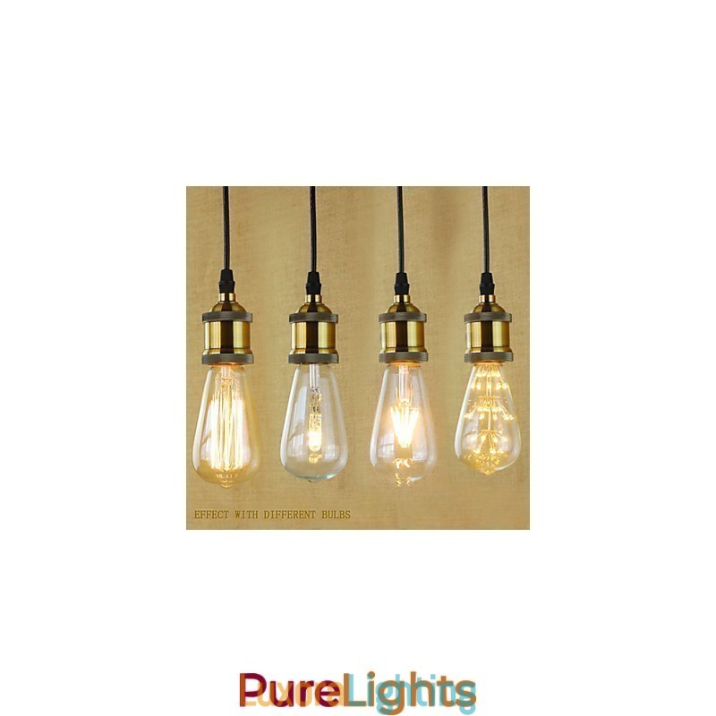 Designer Touch Decorative Pendant Lights Traditional Classic Vintage Retro Country Garage Metal