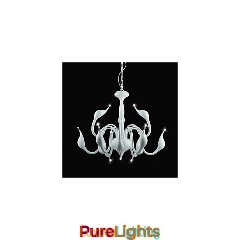 Designer Touch Decorative Modern Contemporary Candle Style Electroplated Metal Chandelier