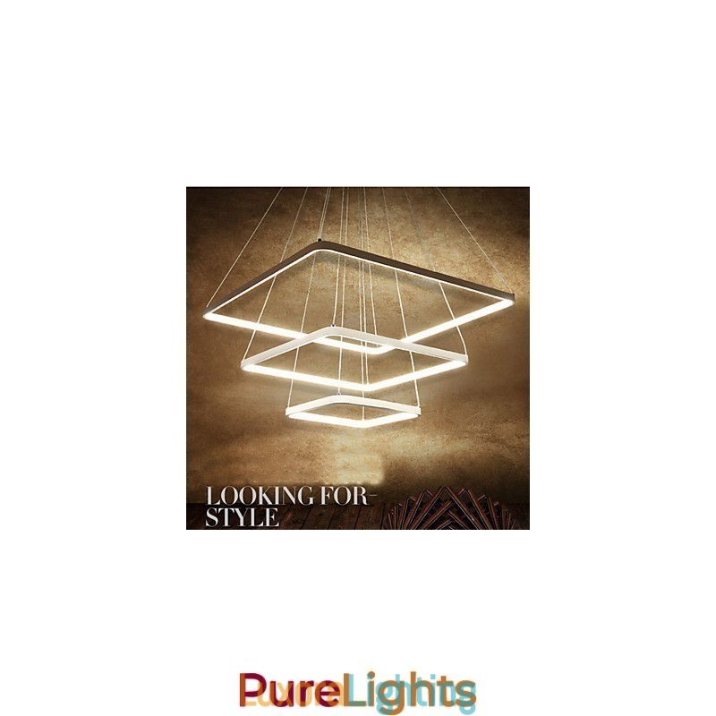 Designer Touch Decorative Modern Design Pendant Light Three Rings