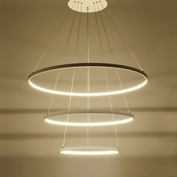 Designer Touch Decorative Modern Design Pendant Light Three Rings
