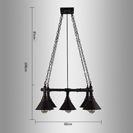 Designer Touch Decorative Retro Classic Metal Ceiling Lights Simple Pendant Lamps Cafe Pendant Lamp