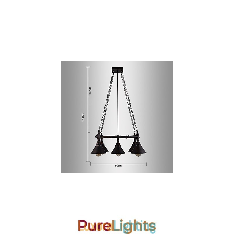 Designer Touch Decorative Retro Classic Metal Ceiling Lights Simple Pendant Lamps Cafe Pendant Lamp