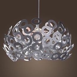 Designer Touch Decorative Modern Pendant Light in Circle Featured Lampshade