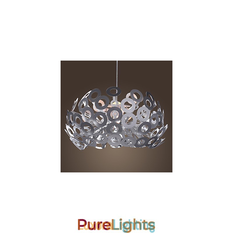 Designer Touch Decorative Modern Pendant Light in Circle Featured Lampshade