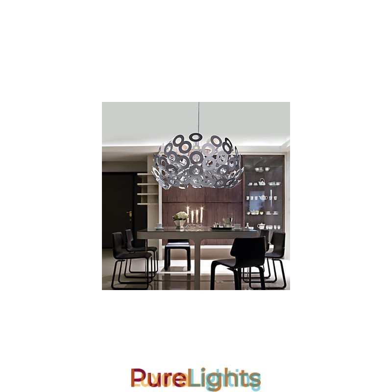 Designer Touch Decorative Modern Pendant Light in Circle Featured Lampshade