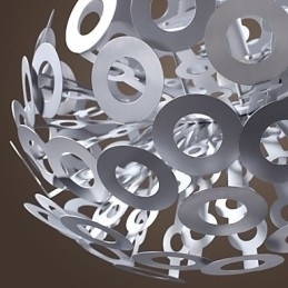 Designer Touch Decorative Modern Pendant Light in Circle Featured Lampshade