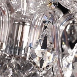 Designer Touch Decorative Chandelier Crystal Luxury Modern Living 8 Lights