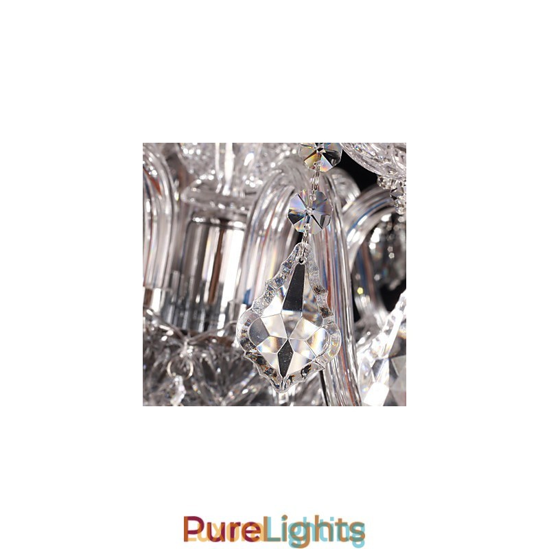 Designer Touch Decorative Chandelier Crystal Luxury Modern Living 8 Lights