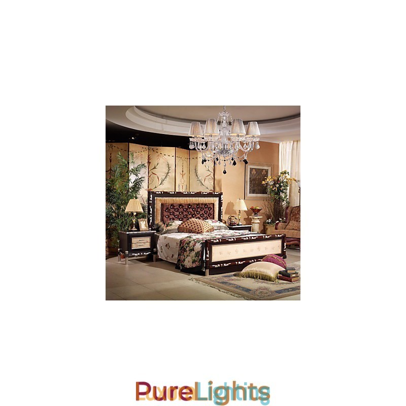 Designer Touch Decorative Chandelier Crystal Luxury Modern Living 8 Lights