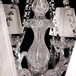 Designer Touch Decorative Chandelier Crystal Luxury Modern Living 8 Lights