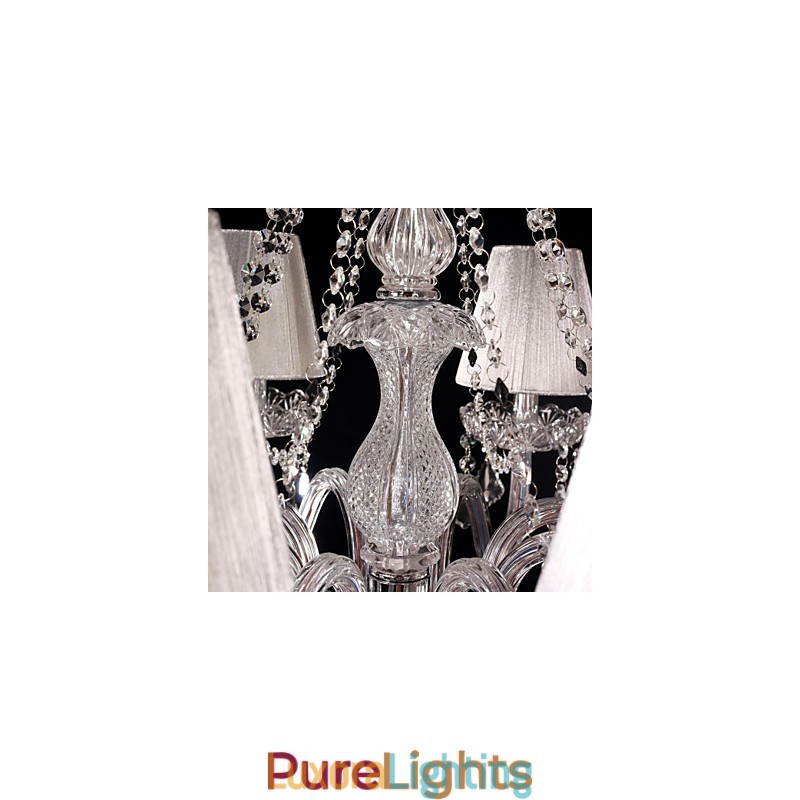 Designer Touch Decorative Chandelier Crystal Luxury Modern Living 8 Lights