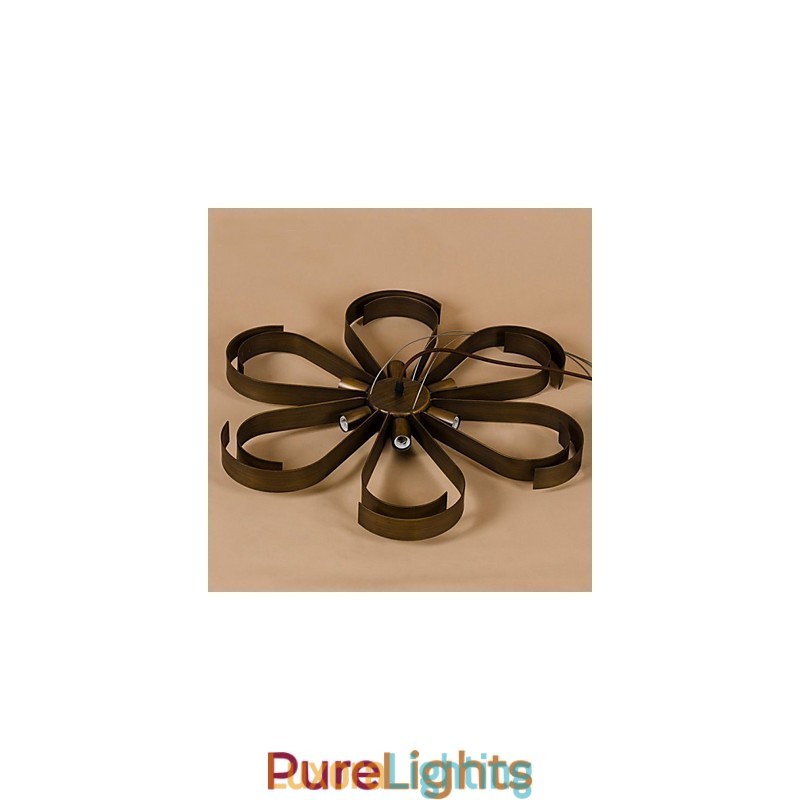 Designer Touch Decorative American Country Iron Industrial Wind flower Pendant lamp