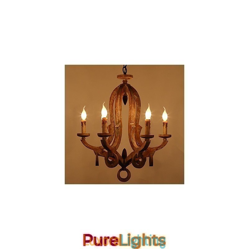 Designer Touch Decorative Vintage Retro Mini Style Painting Metal Chandelier