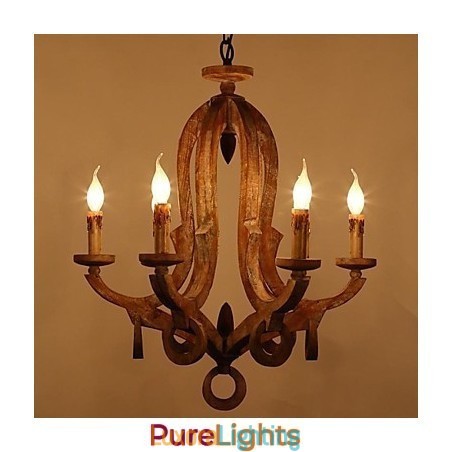 Designer Touch Decorative Vintage Retro Mini Style Painting Metal Chandelier