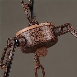 Designer Touch Decorative Ceramic Industry Wind Rope Chandelier RetroLron Chandelier Simple3