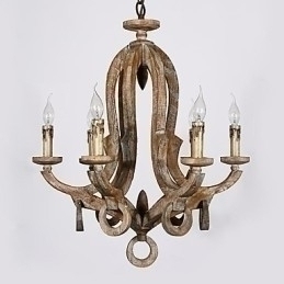 Designer Touch Decorative Vintage Retro Mini Style Painting Metal Chandelier