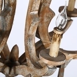 Designer Touch Decorative Vintage Retro Mini Style Painting Metal Chandelier