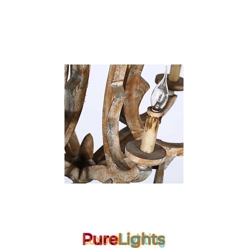 Designer Touch Decorative Vintage Retro Mini Style Painting Metal Chandelier