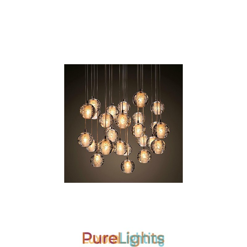 Designer Touch Decorative Pendant Light G4 Retroifit 3W Chrome Plating Crystal Modern Contemporary Pendant Lamp