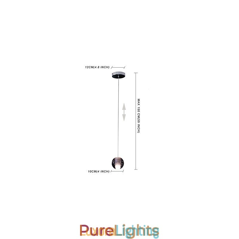 Designer Touch Decorative Pendant Light G4 Retroifit 3W Chrome Plating Crystal Modern Contemporary Pendant Lamp