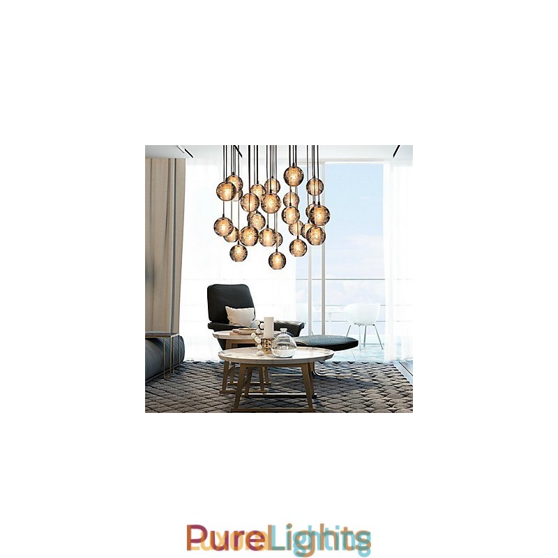 Designer Touch Decorative Pendant Light G4 Retroifit 3W Chrome Plating Crystal Modern Contemporary Pendant Lamp