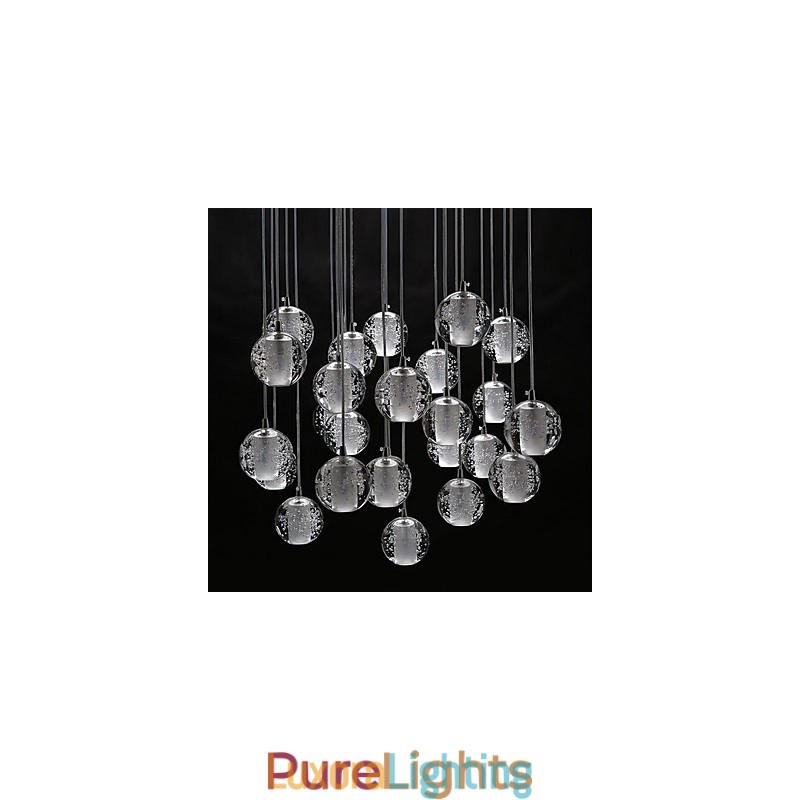 Designer Touch Decorative Pendant Light G4 Retroifit 3W Chrome Plating Crystal Modern Contemporary Pendant Lamp