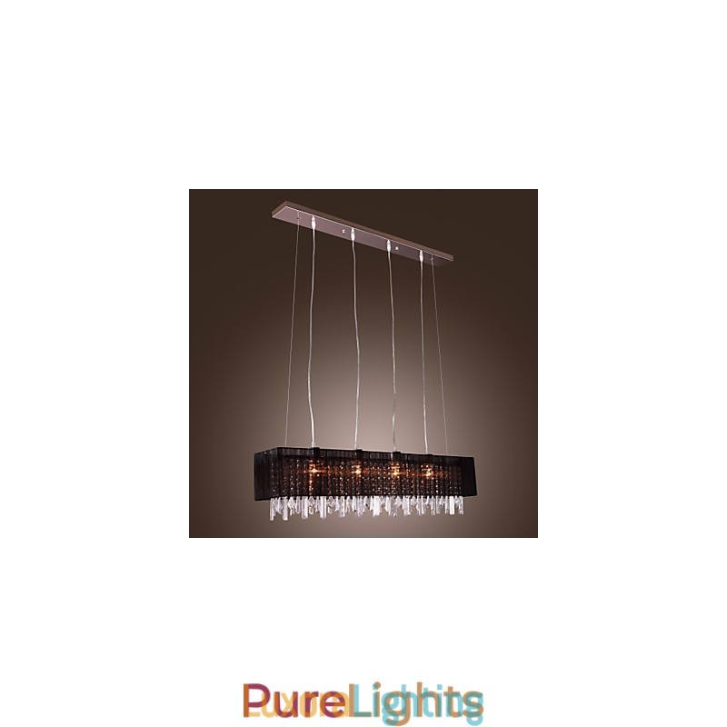 Designer Touch Decorative Modern Contemporary Island Crystal Others Metal Pendant Light