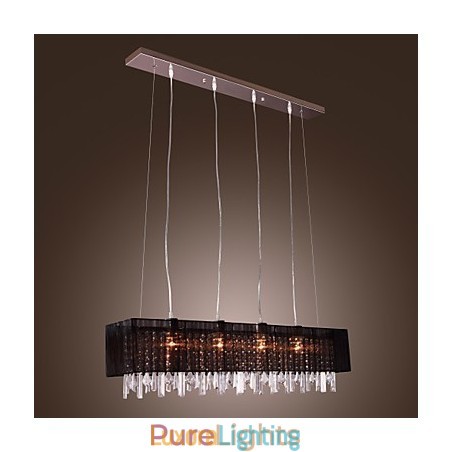 Designer Touch Decorative Modern Contemporary Island Crystal Others Metal Pendant Light