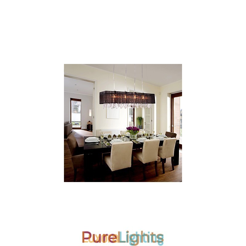 Designer Touch Decorative Modern Contemporary Island Crystal Others Metal Pendant Light