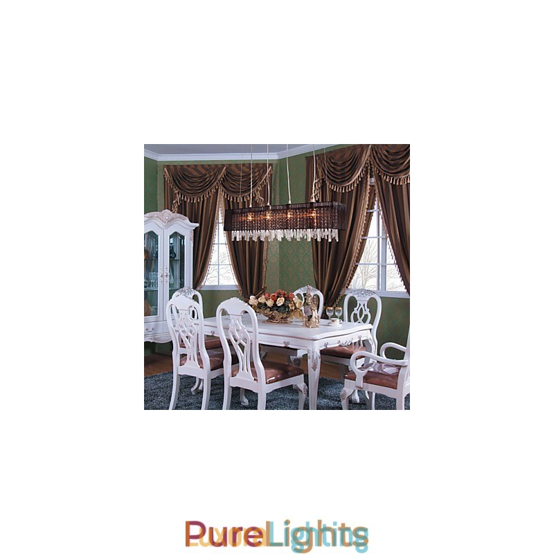 Designer Touch Decorative Modern Contemporary Island Crystal Others Metal Pendant Light