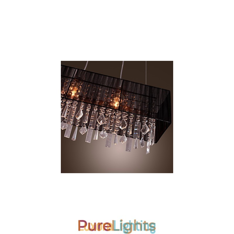 Designer Touch Decorative Modern Contemporary Island Crystal Others Metal Pendant Light