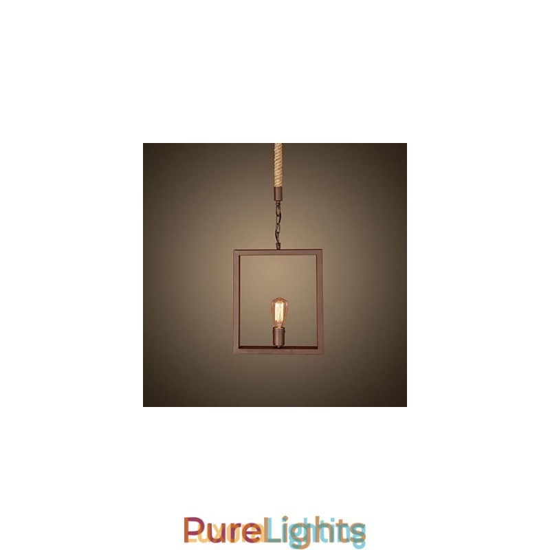 Designer Touch Decorative Traditional Classic Rustic Lodge Vintage Retro Country Metal Pendant Light