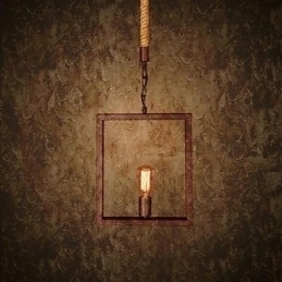 Designer Touch Decorative Traditional Classic Rustic Lodge Vintage Retro Country Metal Pendant Light
