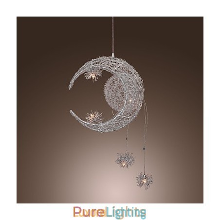Designer Touch Decorative Modern Contemporary Globe Mini Style Electroplated Metal Pendant Light