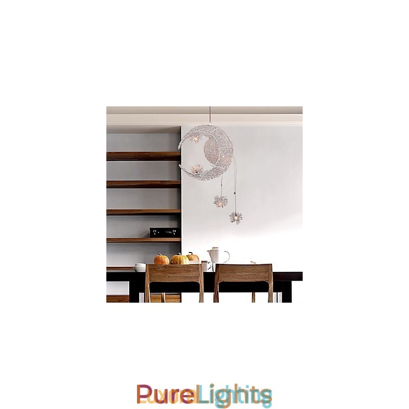 Designer Touch Decorative Modern Contemporary Globe Mini Style Electroplated Metal Pendant Light