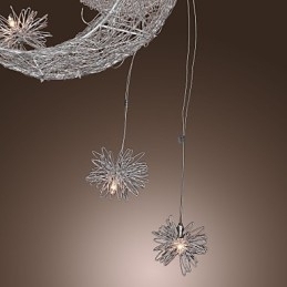 Designer Touch Decorative Modern Contemporary Globe Mini Style Electroplated Metal Pendant Light