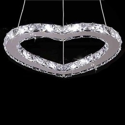 Designer Touch Decorative Modern Contemporary Crystal Chrome Metal Chandelier