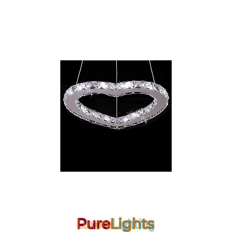 Designer Touch Decorative Modern Contemporary Crystal Chrome Metal Chandelier