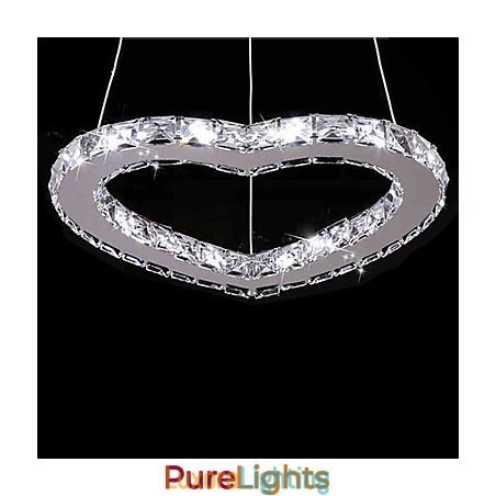 Designer Touch Decorative Modern Contemporary Crystal Chrome Metal Chandelier