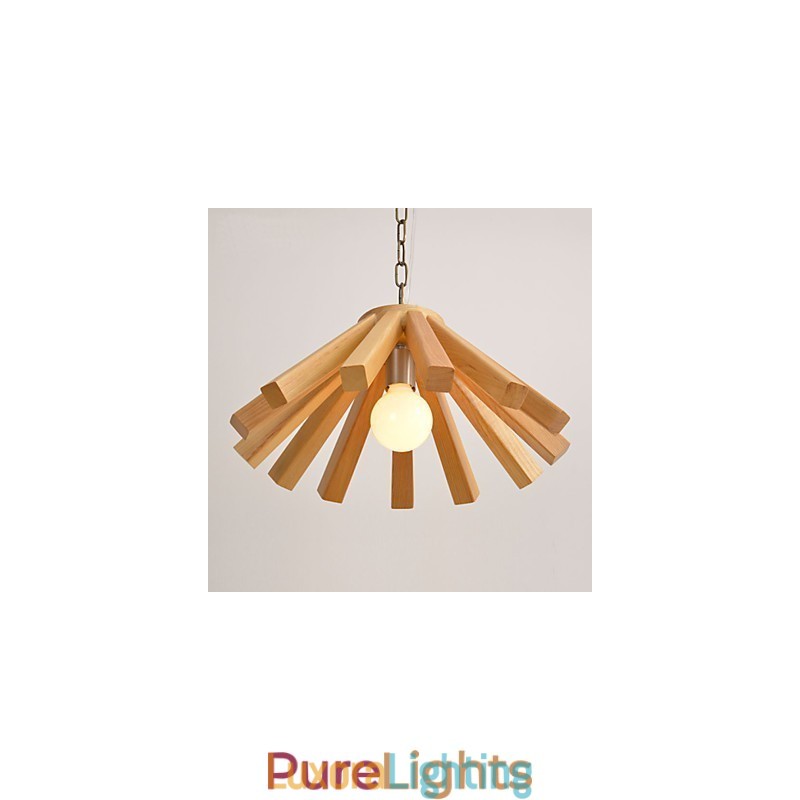 Designer Touch Decorative Retro Country Wood Bamboo Pendant Light