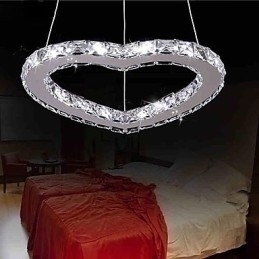 Designer Touch Decorative Modern Contemporary Crystal Chrome Metal Chandelier