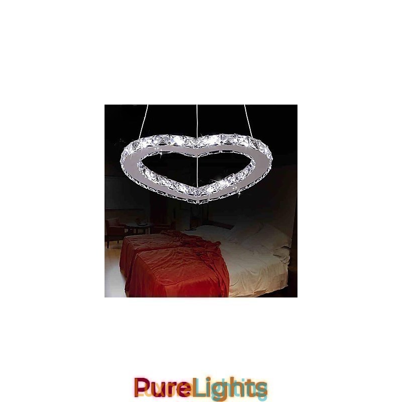 Designer Touch Decorative Modern Contemporary Crystal Chrome Metal Chandelier