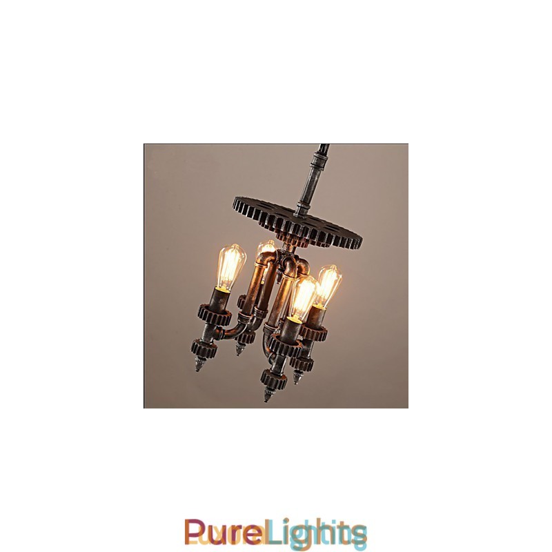 Designer Touch Decorative Retro Mechanical Gear Shop Lighting