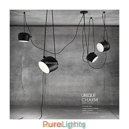 Designer Touch Decorative Modern Contemporary Painting Metal Pendant Light