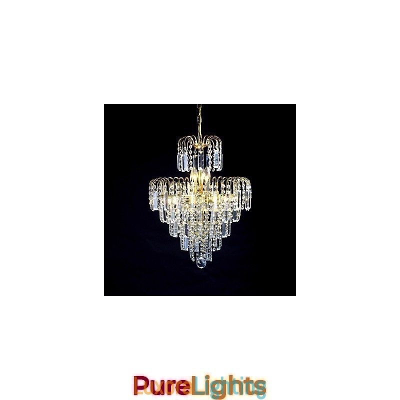 Designer Touch Decorative European Style Luxury 6 Lights Chandelier In Crown Shape