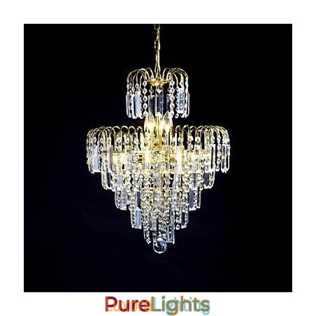 Designer Touch Decorative European Style Luxury 6 Lights Chandelier In Crown Shape