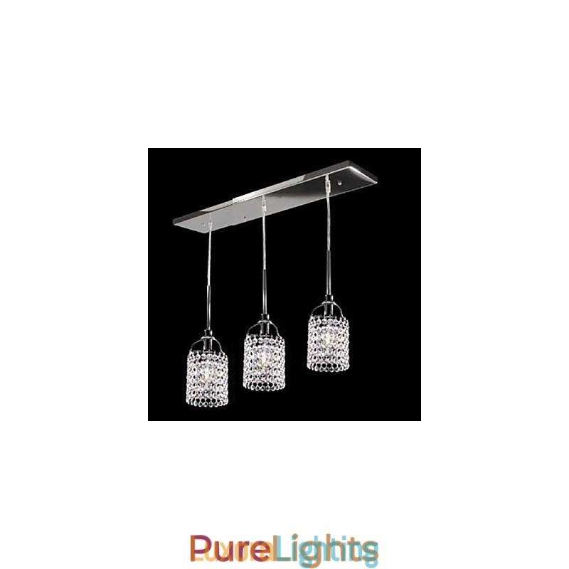 Designer Touch Decorative Crystal Metal Pendant Light