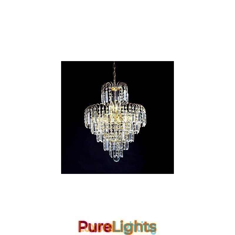 Designer Touch Decorative European Style Luxury 6 Lights Chandelier In Crown Shape