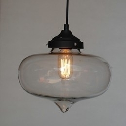 Designer Touch Decorative Bubble Design Pendant 1 Light with Transparent Shade