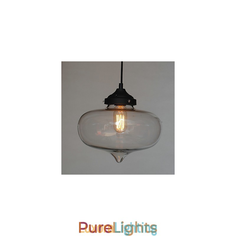 Designer Touch Decorative Bubble Design Pendant 1 Light with Transparent Shade